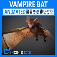 Animated Bat3d model