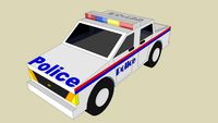 Chevy off road police cruiser