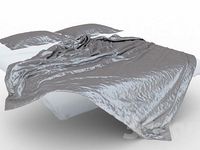 bedspread and pillows