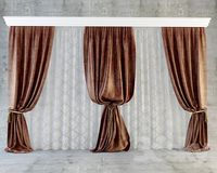 Curtains in the Empire style