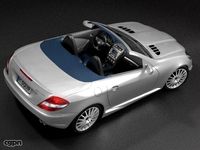 Mercedes SLK AMG 55 20053d model