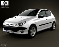 Peugeot 206 hatchback 5-door 20053d model