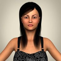 Realistic Pregnant Woman3d model