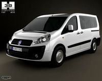 Fiat Scudo Panorama ShortWheelbase 4-door 20113d model