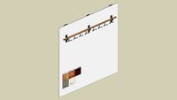 EMCO Speciality Products Hook Strip Coat Rack Model W