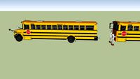 School Bus With additional trailer attatchment (update)