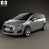 Peugeot 5008 20143d model