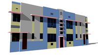 Tripartite Art Deco facade example #1