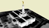 LDS. Temple Mormon, Merida, Yucatan, Mexico 92nd. operating.
