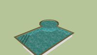pool-- pool+jaccuzzi waterfall