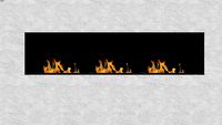 Horizonte III Fireplace (1578 w x 600 h x 375 d mm)