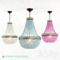 Beaded chandelier / CHANDELIER with BEADs