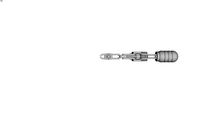 Horizontal clamps with straight foot and adjustable clamping spindle