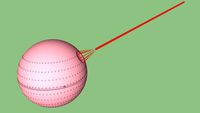 pink deathstar red laser