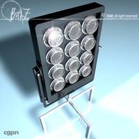 stage light - Par 12x6503d model