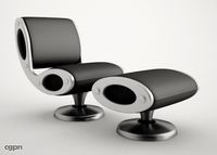 Moroso Gluon - lounge chair3d model