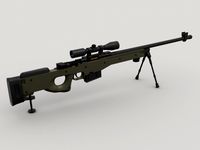 AWP Sniper Rifle3d model