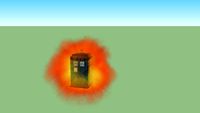 exploding TARDIS