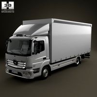 Mercedes-Benz Atego Box Truck 20133d model