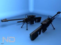 SRS99D SNIPER RIFLE3d model