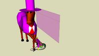 cheval en train de faire un hold -up