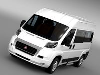 Fiat Ducato Panorama L2H2 2006-20143d model