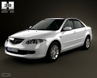 Mazda 6 sedan 20023d model