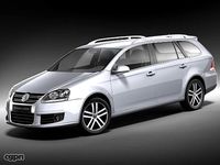 Volkswagen Golf V variant3d model