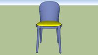 Vanity Chair assise jaune (Magis)