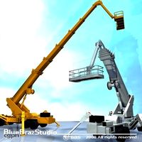 Wheeled Spider Platform3d model