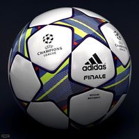 2011 2012 UEFA Champions League Finale 12 Match Ball3d model