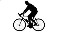 bruce bycle siluet