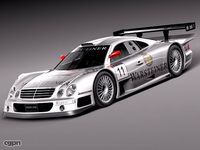 Mercedes-Benz CLK GTR 19983d model