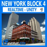 NYC Block #4 Unity3d model