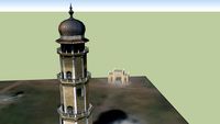 Menara Masjid Baiturrahman Aceh
