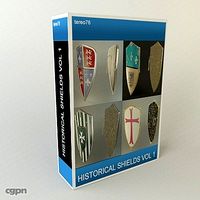 Historical Shield Collection vol 13d model