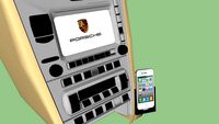 Porsche 911 (997) PCM with Iphone holder