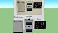 kitchen, Dishwasher, Microwave,Oven and a stove