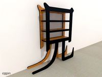 Japanese Shelf3d model