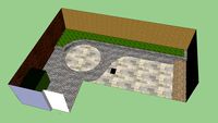 Courtyard garden design