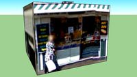 Snackbar aan Herengracht, Amsterdam, The Netherlands