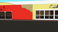 A former shell of its self-Art Deco Mall of Googleport Louisiana.