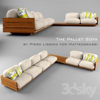 The Pallet Sofa by Piero Lissoni for Matteograssi