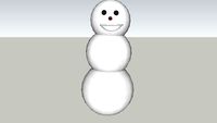 Low quality snowman