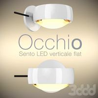 Occhio wall luminaire sento led verticale flat 2014