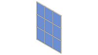 EFCO 5600 Curtain Wall - Outside Glazed - 5622c305 6X8