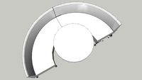 Xf86 Orangebox Perimeter Curve Donut low back- half circle