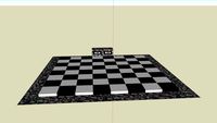 Outdoor chessboard with timer