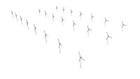 Wind turbine model and layout