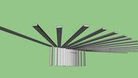 louvered wall